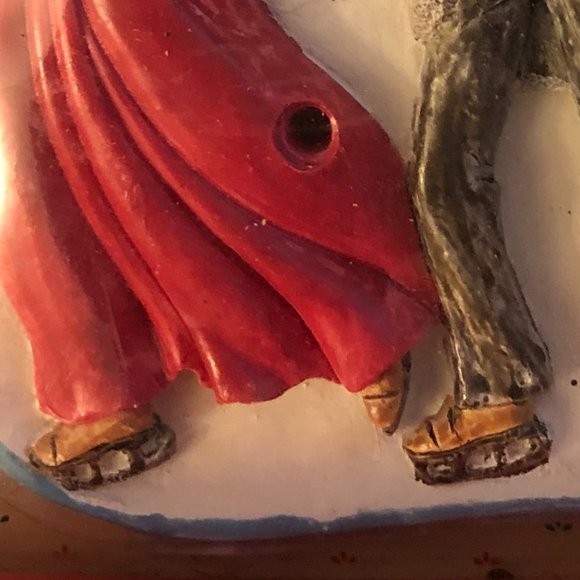 Holiday Switchplate 1996 BNIB Victorian Skaters Christmas Winter Vtg Xmas Decor - Picture 3 of 7